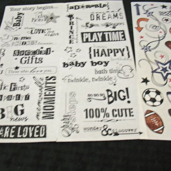 Lot of Stickers, Baby boy Great Lengths, Water, Button stickers & Title stickers - Picture 2 of 3